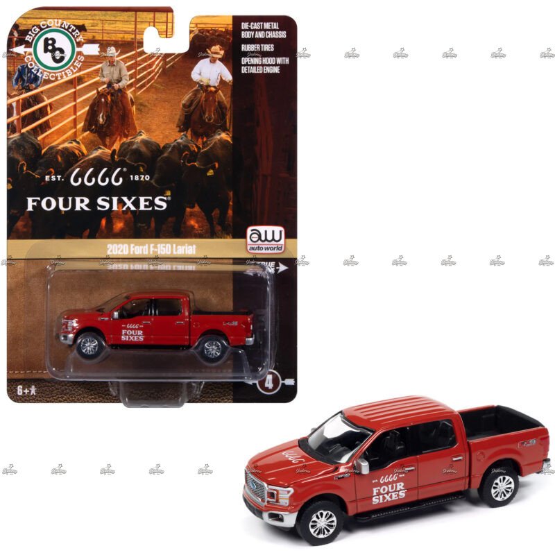 Auto World 2020 Ford F 150 Lariat FOUR SIXES 1870 EDITION