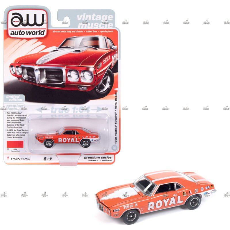 Autoworld 1969 Pontiac Firebird Royal Bobcat VINTAGE MUSCLES