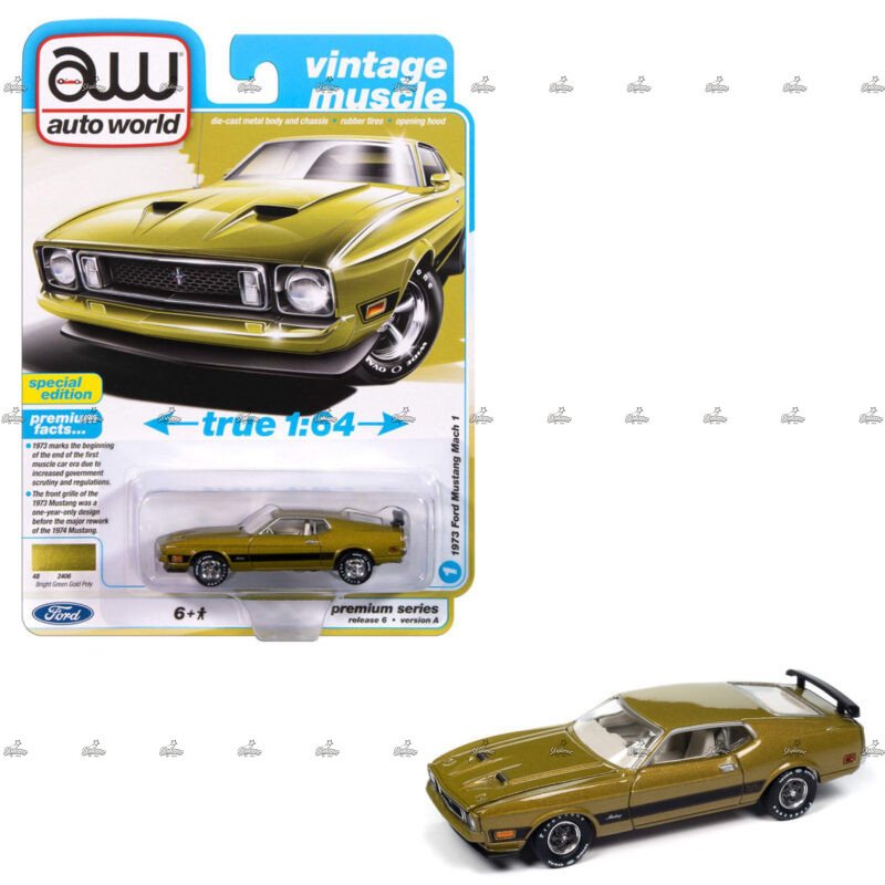 Autoworld 1973 Ford Mustang Mach 1 VINTAGE MUSCLE