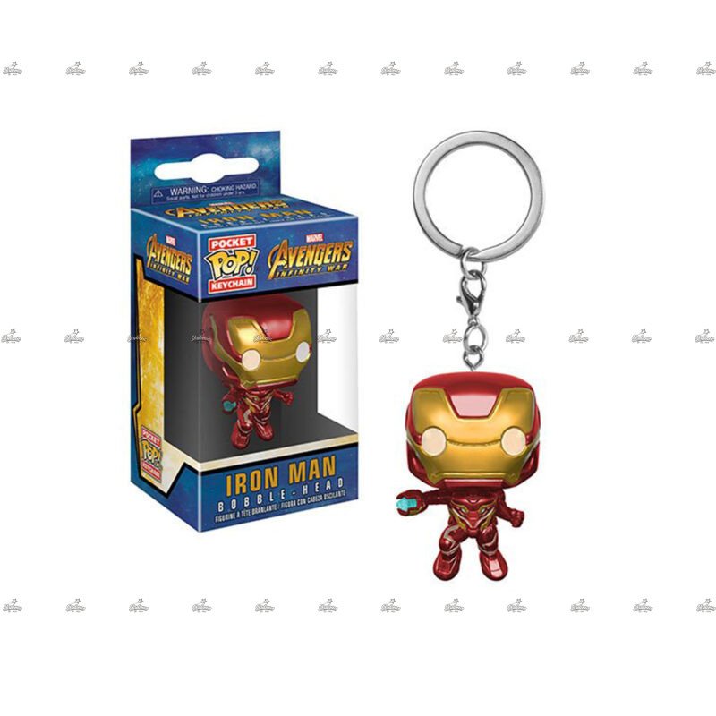 Funko Pcket POP Keychain Iron Man Bobble Head AVENGERS INFINITY WAR
