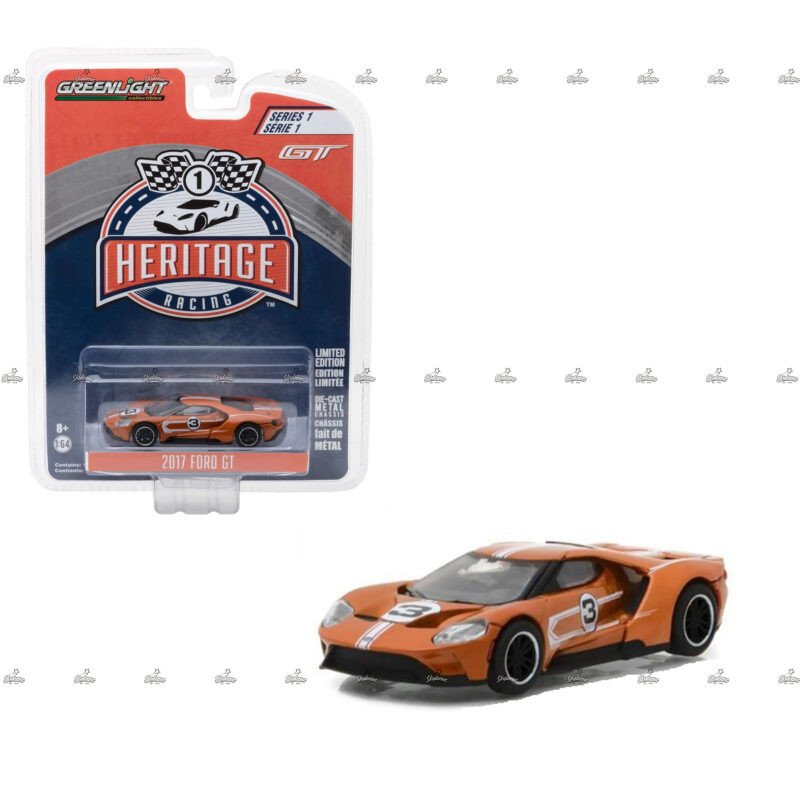 GreenLight 2017 Ford GT HERITAGE RACING SERIES