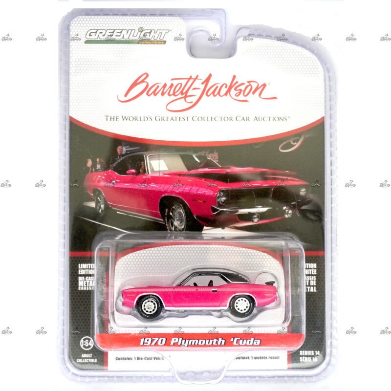 Greenlight 1970 Plymouth Cuda BARRETT JACKSON EDITION