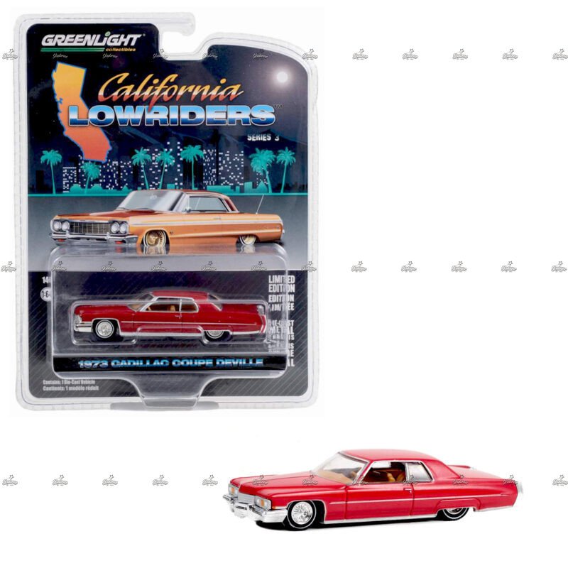 Greenlight 1973 Cadillac Coupe Deville CALIFORNIA LOWRIDERS