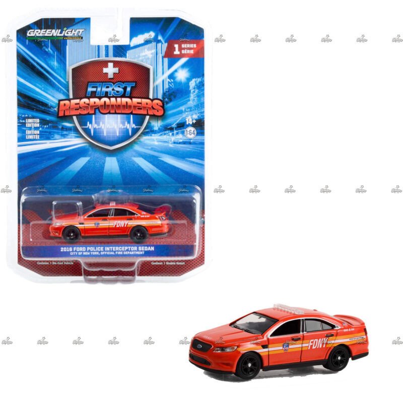 Greenlight 2016 Ford Police Interceptor Sedan FIRST RESPONDERS