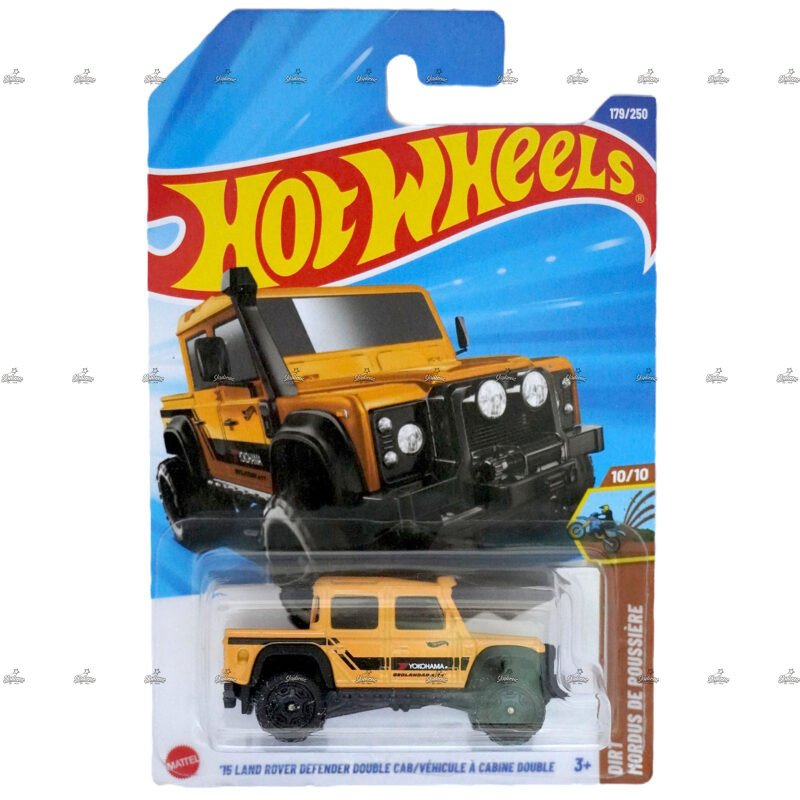 Hot Wheels 15 Land Rover Defender Double Cab DIRT 2025
