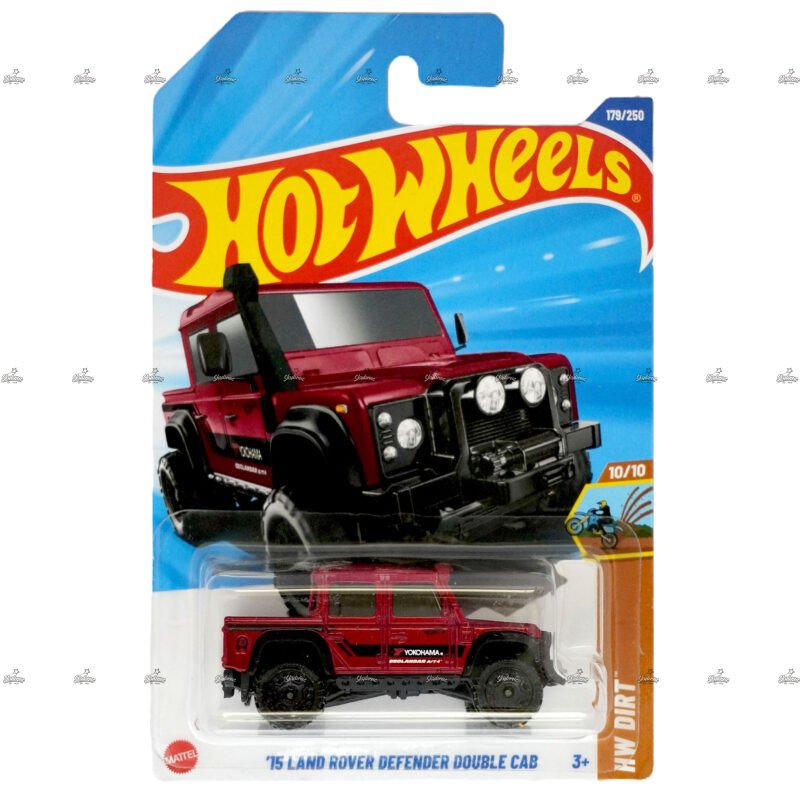 Hot Wheels 15 Land Rover Defender Double Cab HW DIRT 2025