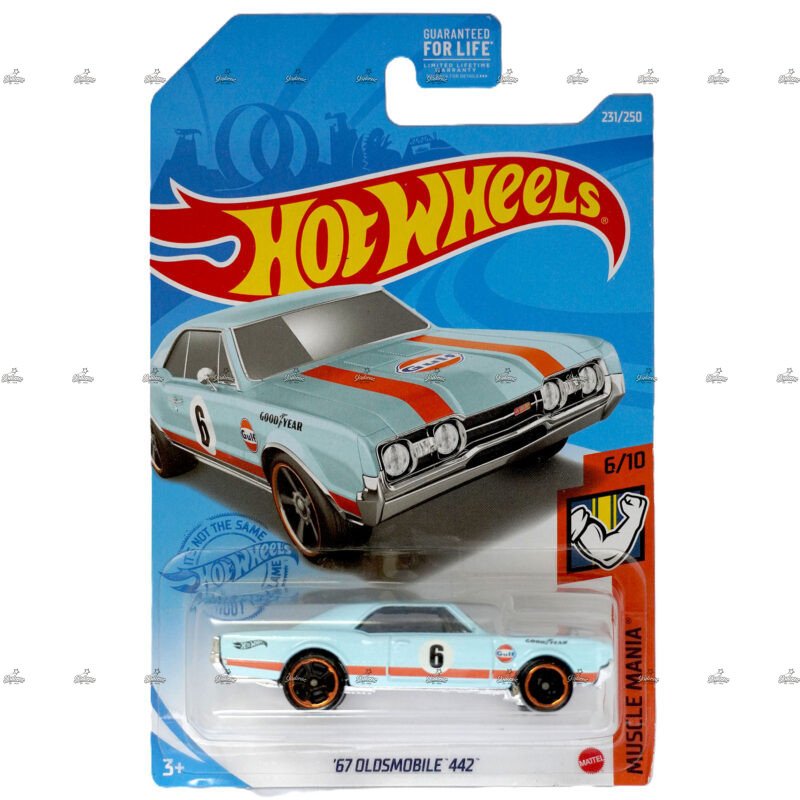 Hot Wheels 67 Oldmobile 442 MUSCLE MANIA GULF