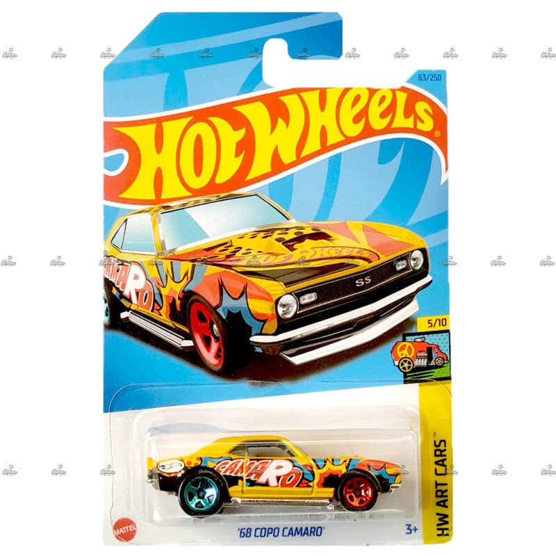 Hot Wheels 68 Copo Camaro HW ART CARSa