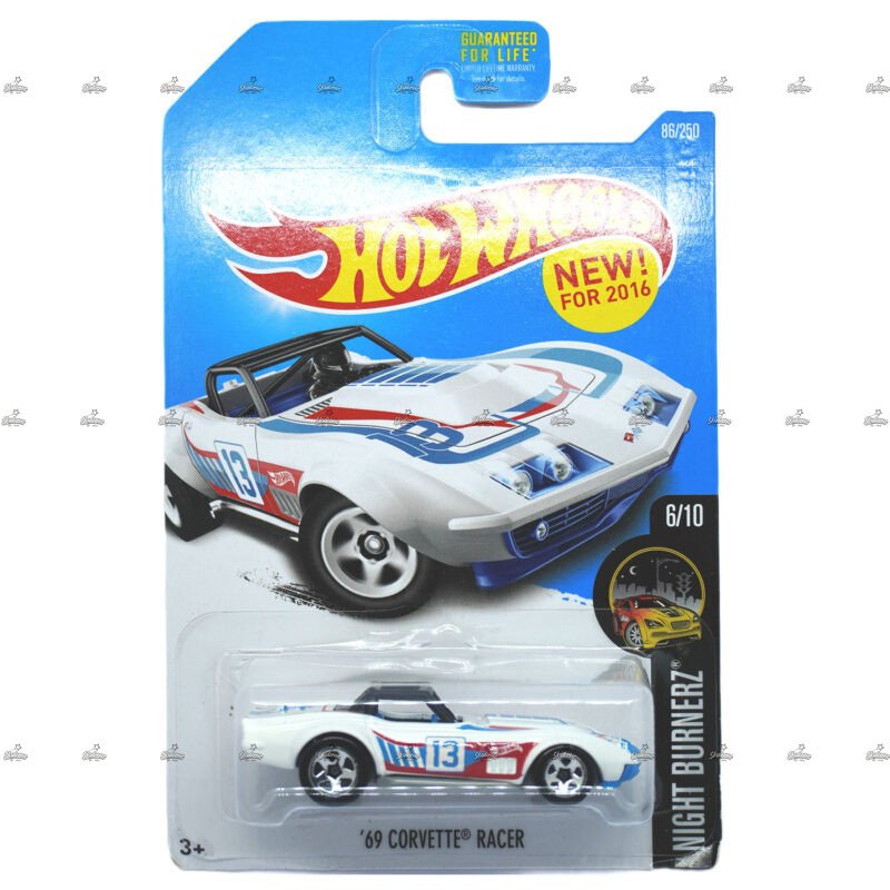Hot Wheels 69 Corvette Racer NIGHTBURNERZ