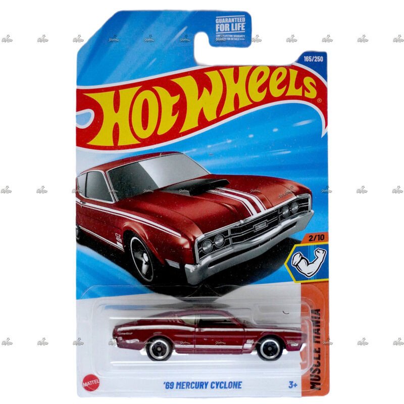 Hot Wheels 69 Mercury Cyclone MUSCLE MANIA H CASE US CARD