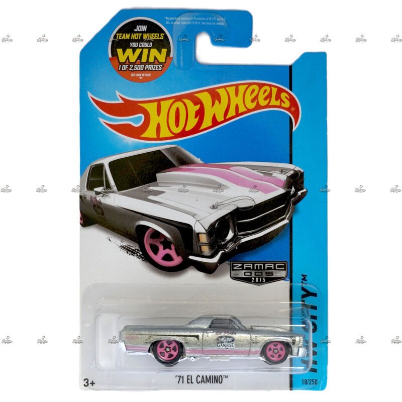 Hot Wheels 71 EL Camino HW CITY ZAMAC 2015
