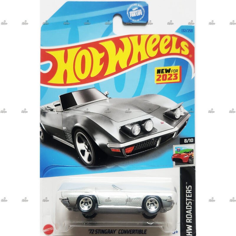 Hot Wheels 72 Stingray Convertible HW ROADSTERS Silver