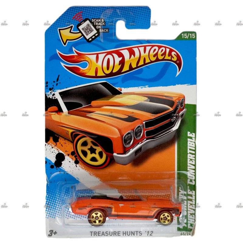 Hot Wheels 73 Chevy Chevelle Convertible Treasure Hunts 12