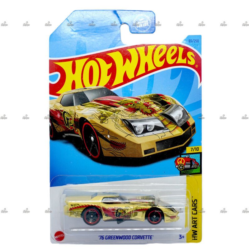 Hot Wheels 76 Greenwood Corvette HW ART CARS1 1