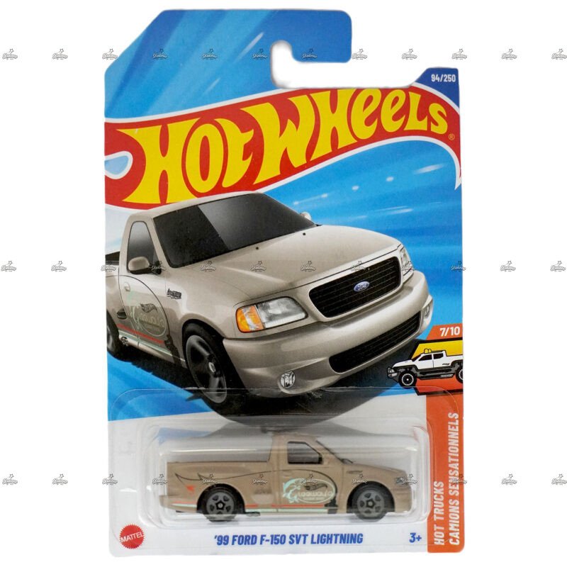 Hot Wheels 99 Ford F 150 SVT Lightning HOT TRUCKS 2025