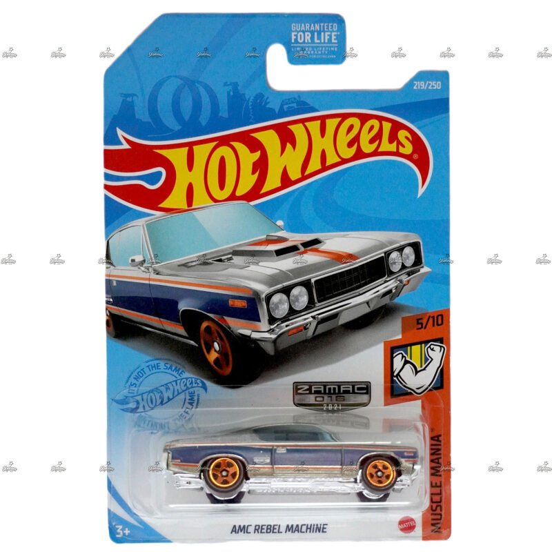 Hot Wheels AMC Rebel Machine MUSCLE MANIA ZAMAC