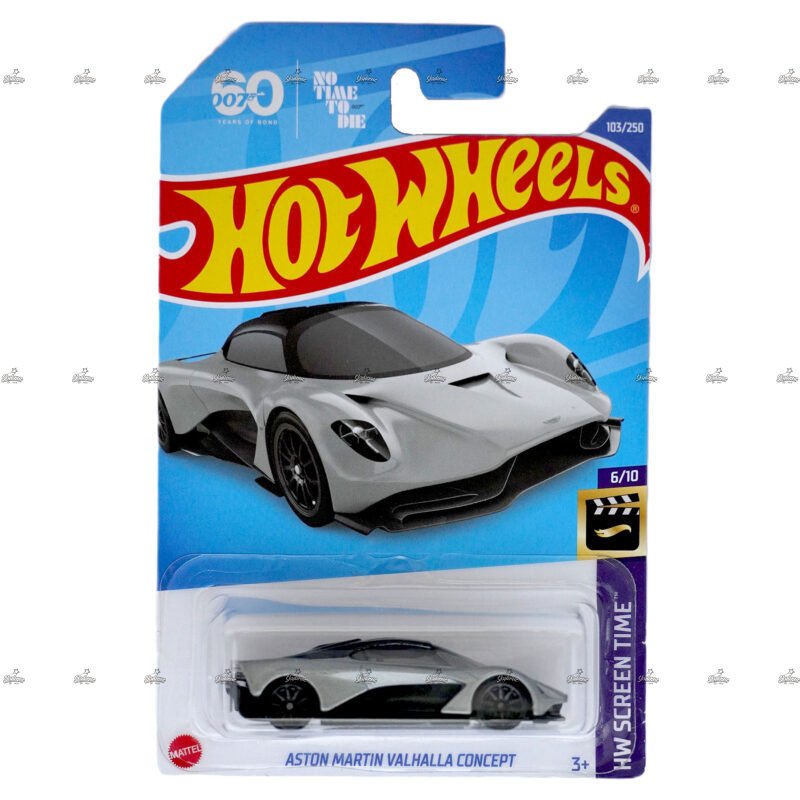 Hot Wheels Aston Martin Valhalla Concept HW SCREEN TIME 60 YEARS 007 EDITION