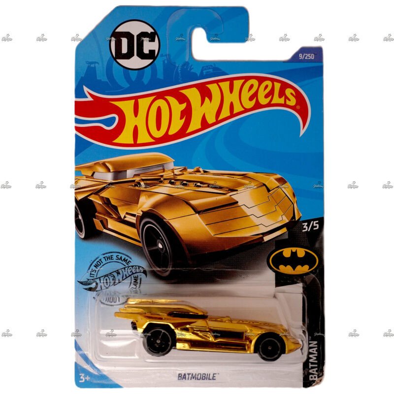 Hot Wheels Batmobile Gold Chrome BATMAN