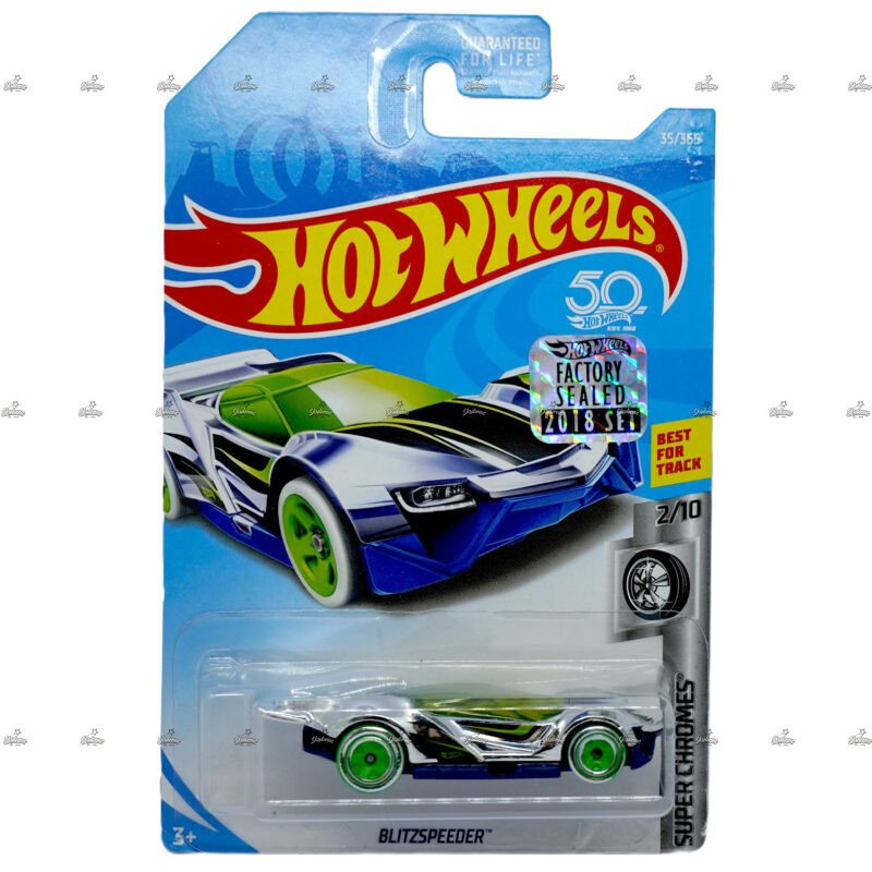Hot Wheels Blitzspeeder SUPER CHROMES FACTORY SEALED