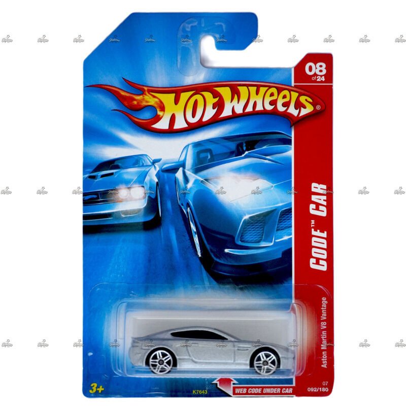 Hot Wheels Blue Card Aston Martin V8 Vantage CODE CAR