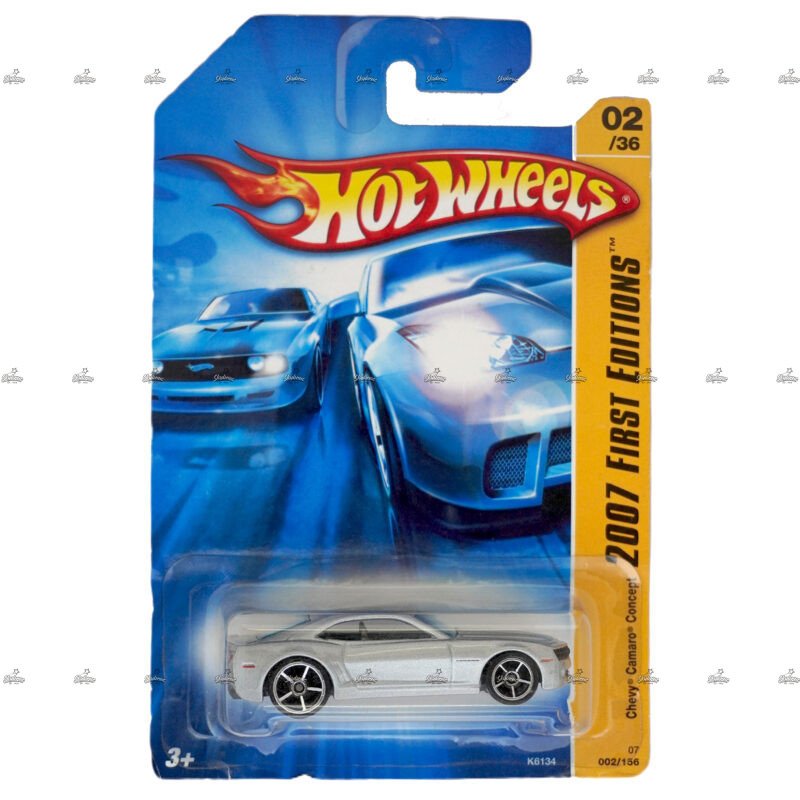 Hot Wheels Blue Card Chevy Camaro Concept 2007 FIRST EDITION