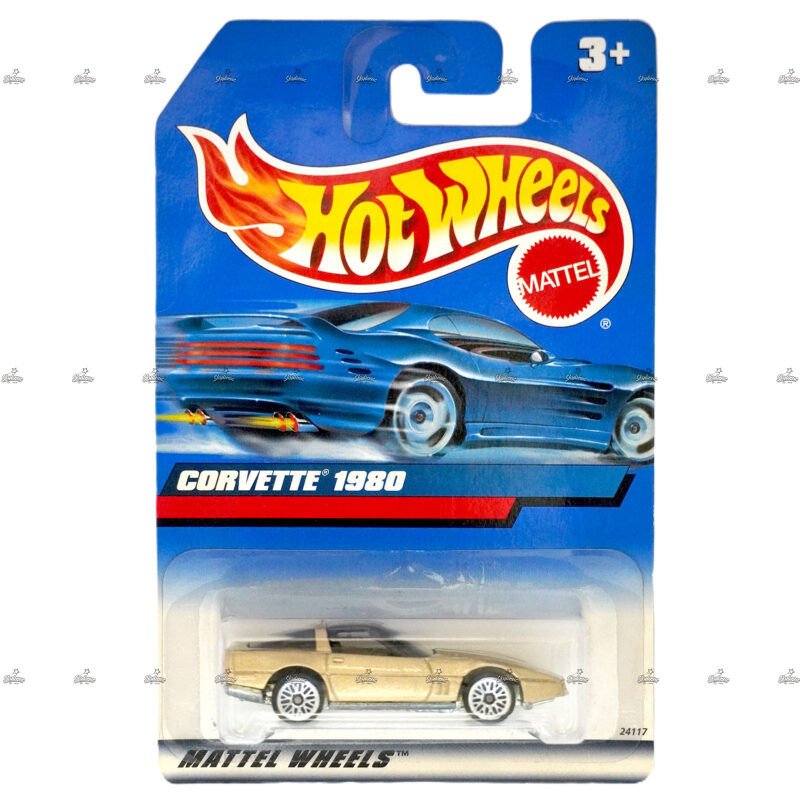 Hot Wheels Blue Card Corvette 1980 MATTEL WHEELS