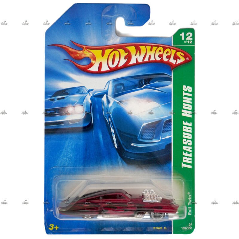 Hot Wheels Blue Card Evil Twin TREASURE HUNTS