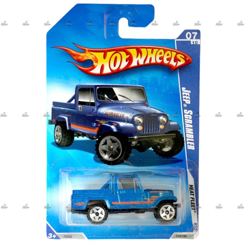 Hot Wheels Blue Card Jeep Scrambler HEAT FLEET