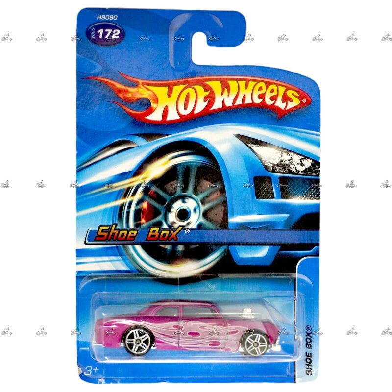 Hot Wheels Blue Card Shoe Box