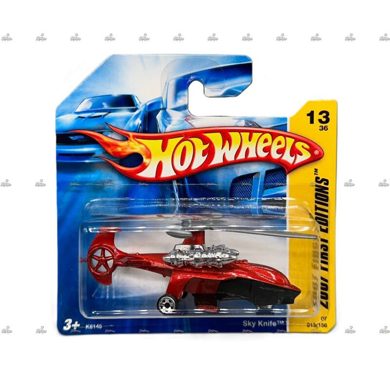 Hot Wheels Blue Card Sky Knife 2007 FIRST EDITIONS