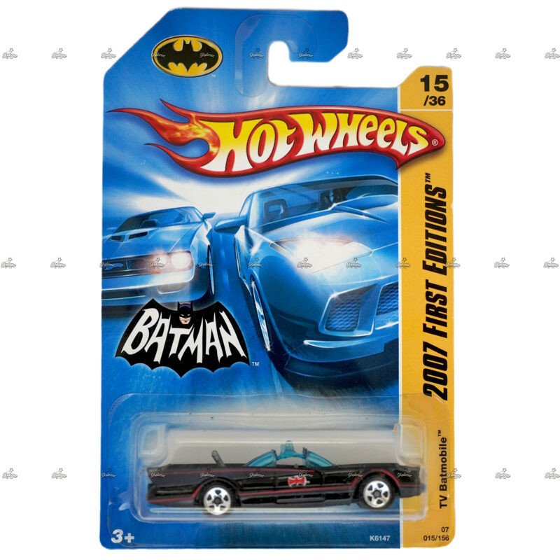 Hot Wheels Blue Card TV Batmobile 2007 FIRST EDITION