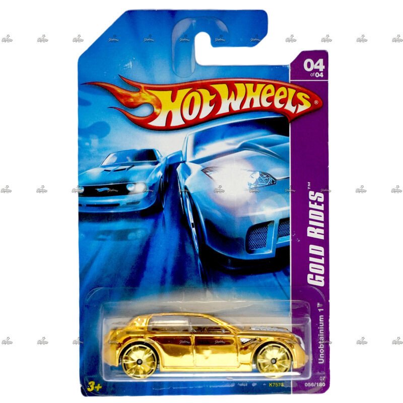 Hot Wheels Blue Card Unobtainium 1 GOLD RIDES