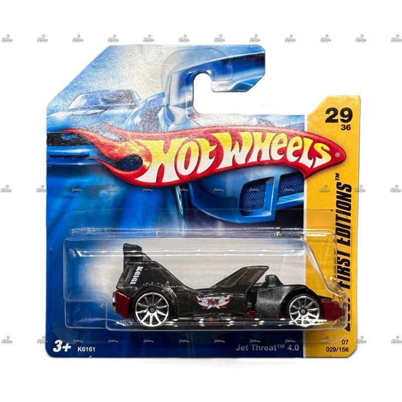Hot Wheels Blue Card Jet Threat 4.0 2007 FIRST EDITIONS