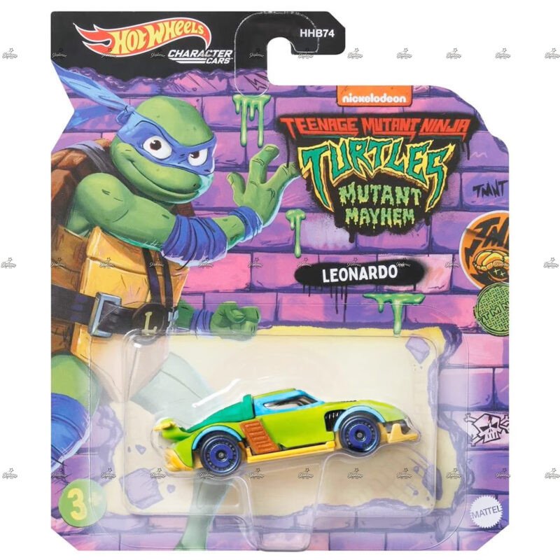 Hot Wheels Character Car Leonardo TEENAGE MUTANT NINJA TURTLES