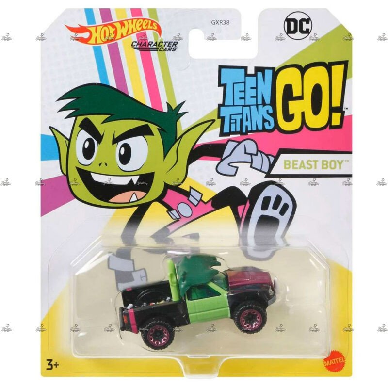 Hot Wheels Character Cars Beast Boy TEEN TITANS GO DC