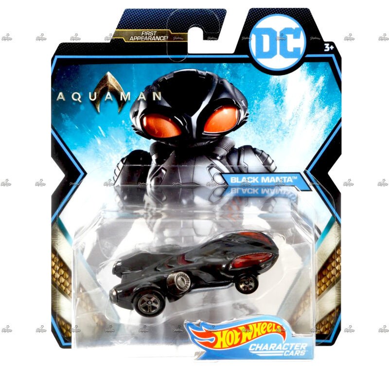 Hot Wheels Character Cars Black Manta DC AQUAMAN 2017