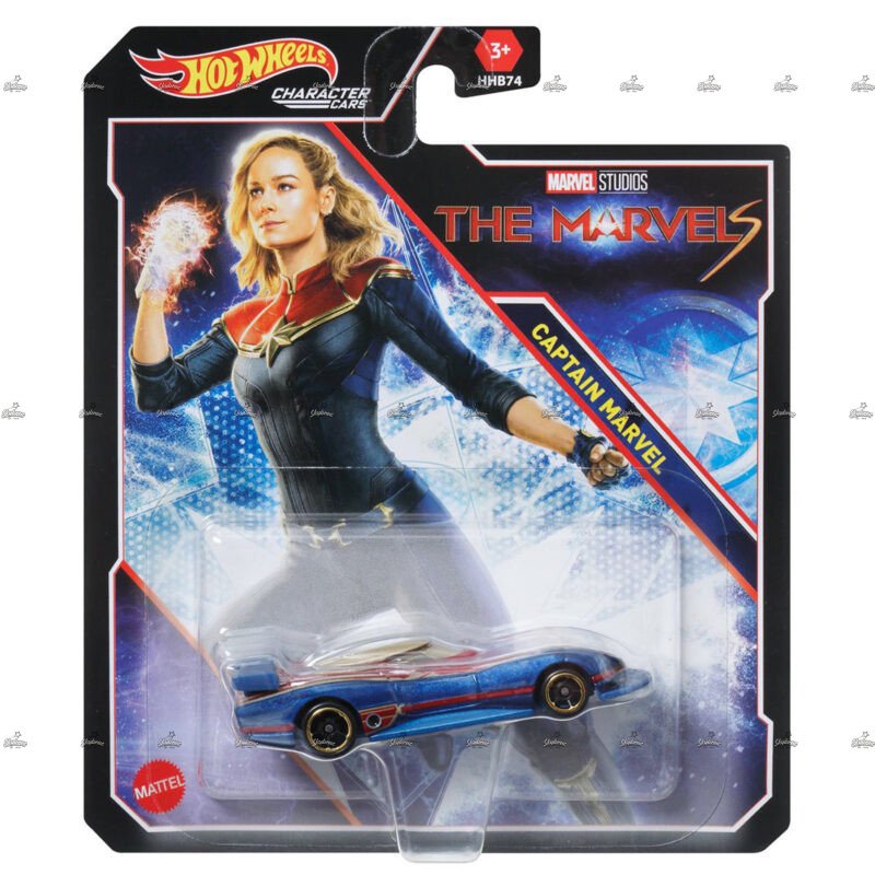 Hot Wheels Character Cars Captain Marvel THE MARVELS 1