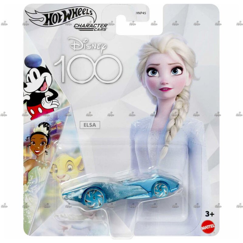 Hot Wheels Character Cars Elsa DISNEY 100 Years Anniversary
