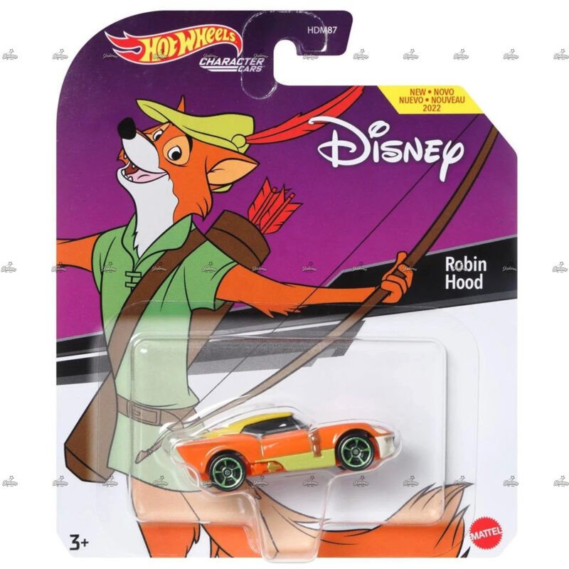Hot Wheels Character Cars Robin Hood Disney 2022