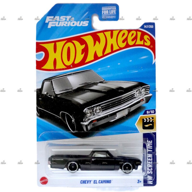 Hot Wheels Chevy EL Camino HW SCREEN TIME FAST FURIOUS H CASE US CARD