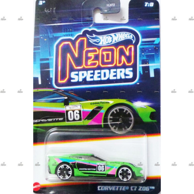 Hot Wheels Corvette C7 Z06 NEON SPEEDERS