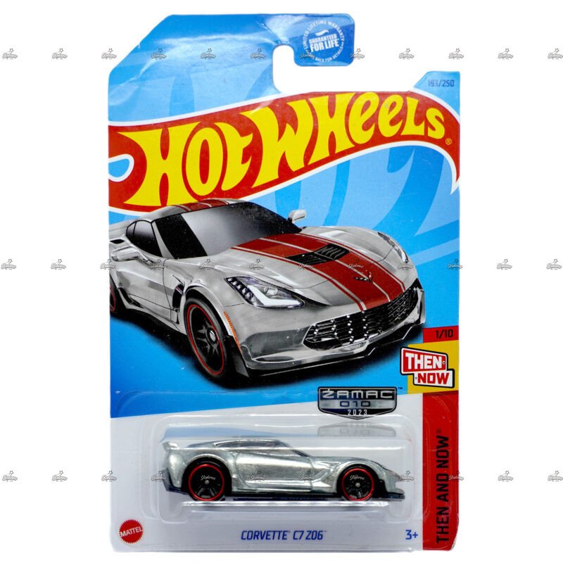 Hot Wheels Corvette C7 Z06 THEN AND NOW ZAMAC