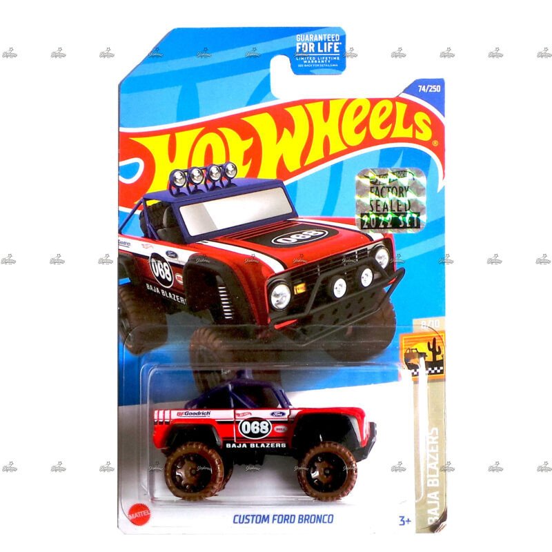 Hot Wheels Custom Ford Bronco BAJA BLAZERS FACTORY SEALED