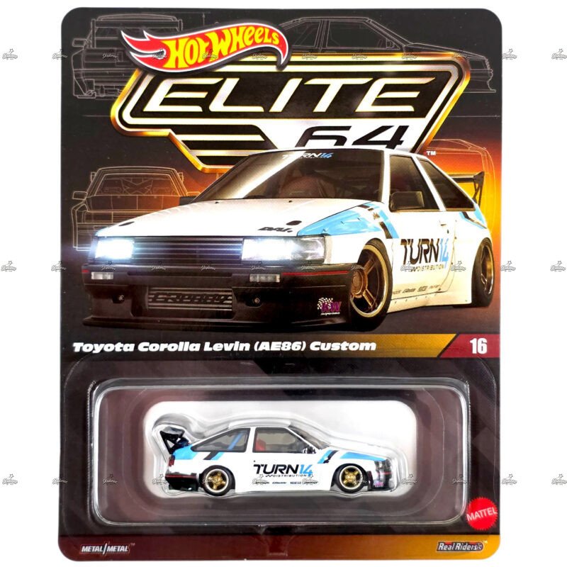 Hot Wheels Elite 64 Toyota Corolla Levin AE86 Custom2025