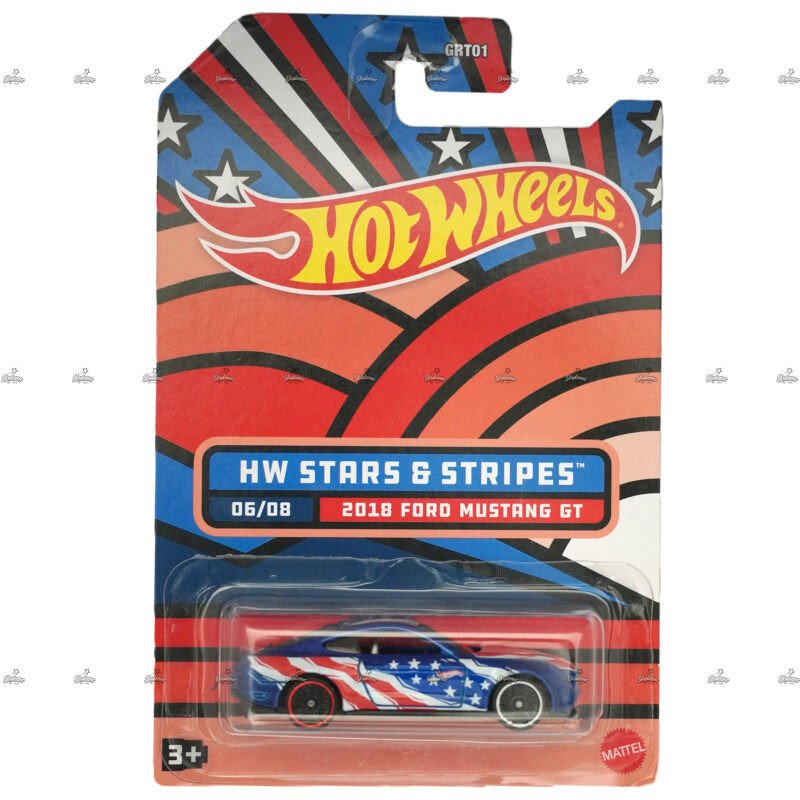Hot Wheels Exclusive 2018 Ford Mustang GT HW STARS AND STRIPES 2021