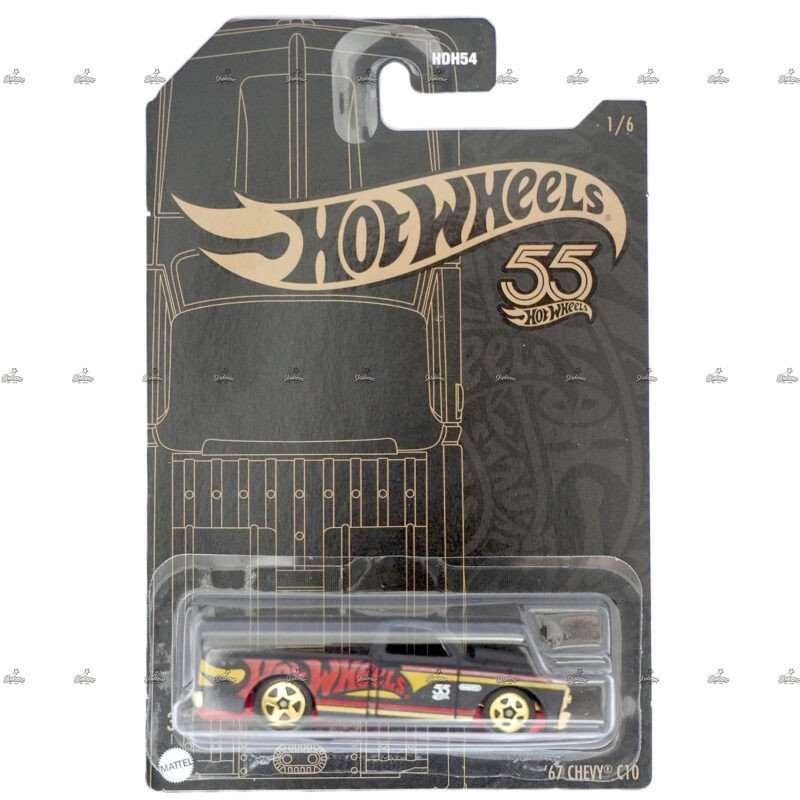 Hot Wheels Exclusive 67 Chevy C10 55 Th ANNIVERSARY EDITION