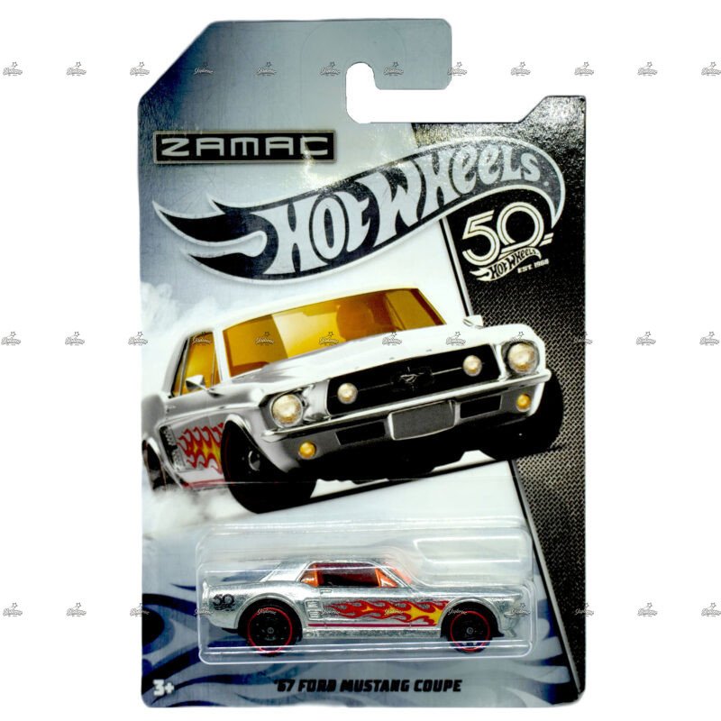 Hot Wheels Exclusive 67 Ford Mustang Coupe ZAMAC