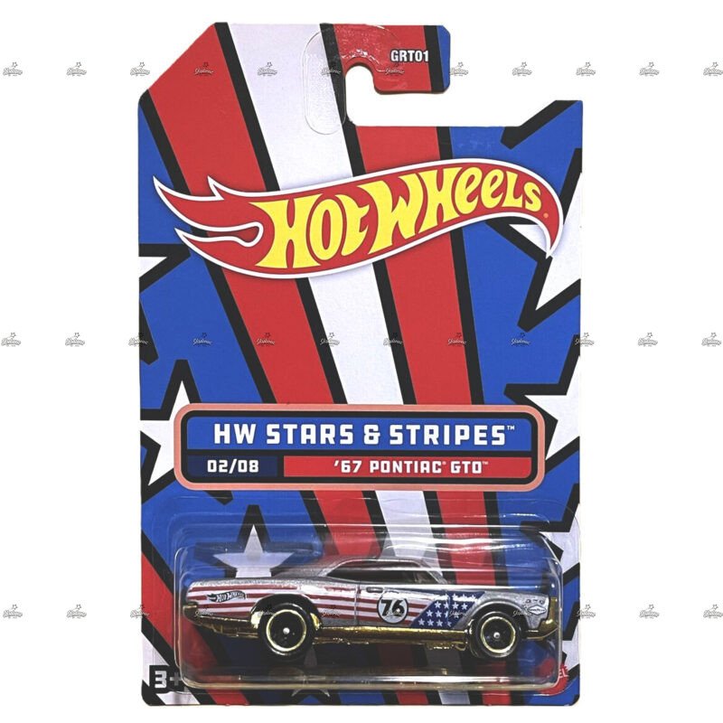 Hot Wheels Exclusive 67 Pontiac GTO HW STARS AND STRIPES