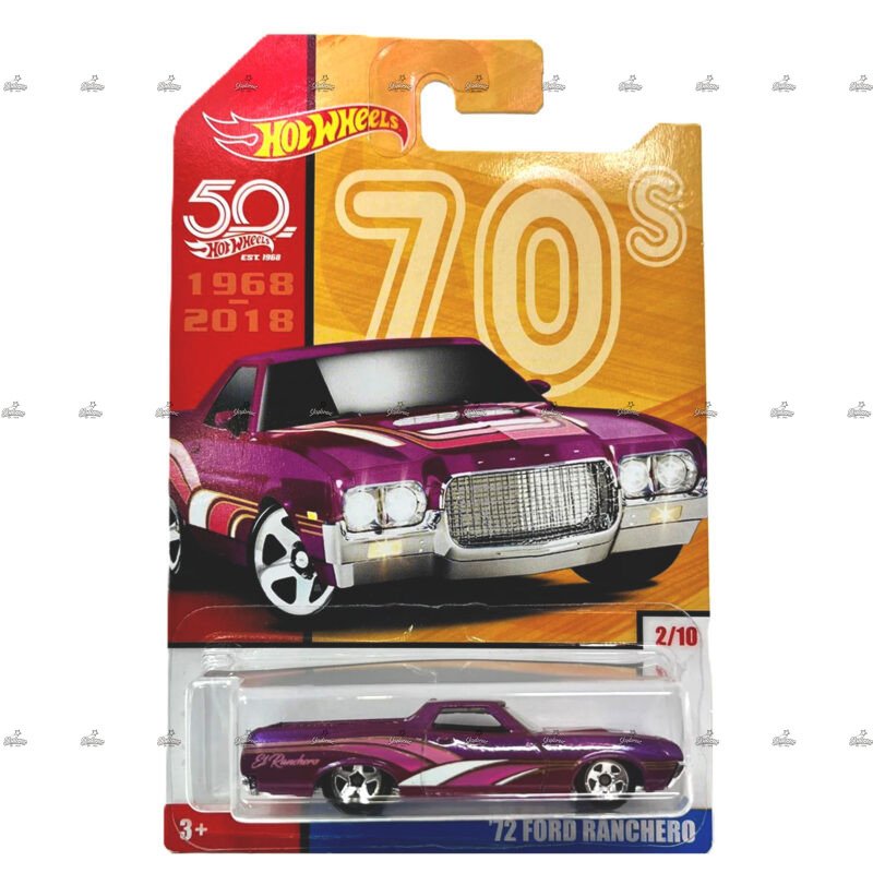 Hot Wheels Exclusive 72 Ford Ranchero ANNIVERSARY EDITION