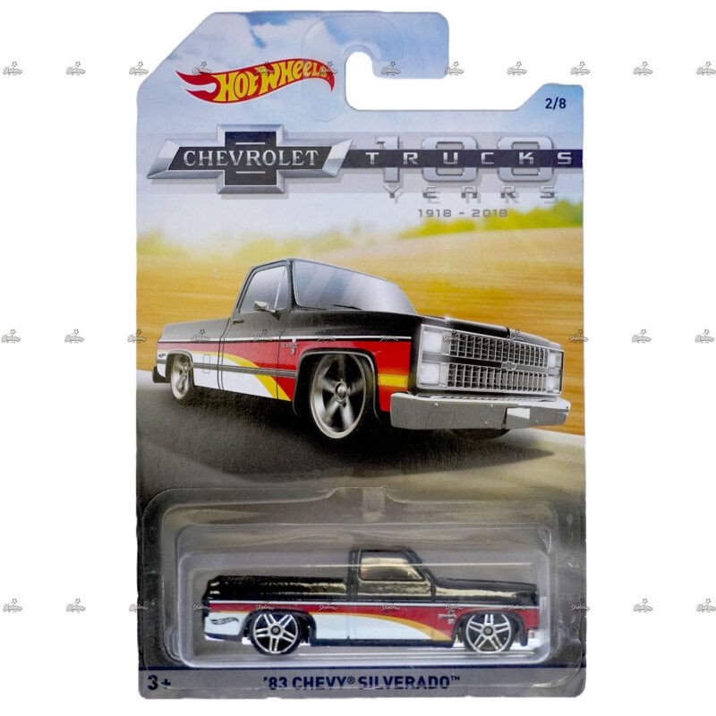 Hot Wheels Exclusive 83 Chevy Silverado 100 Years Anniversary Chevrolet